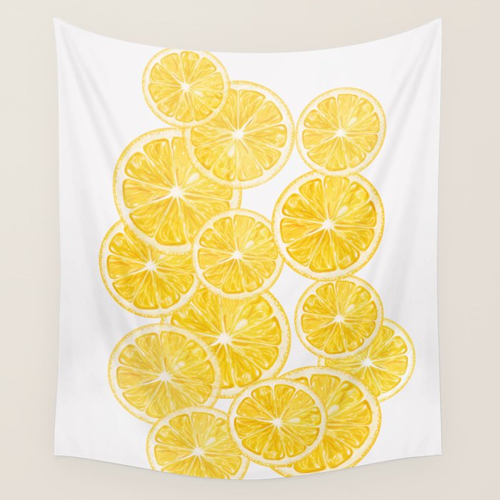 Lemons Wall Tapestry Gallery Image 1