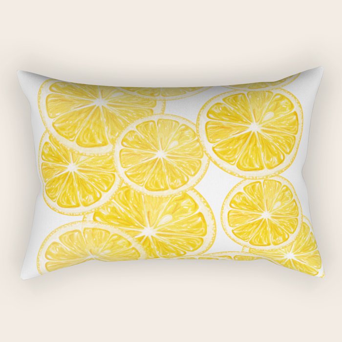 Lemons Rectangular Pillow Gallery Image 1