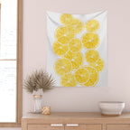 Lemons Wall Tapestry Gallery Image 2