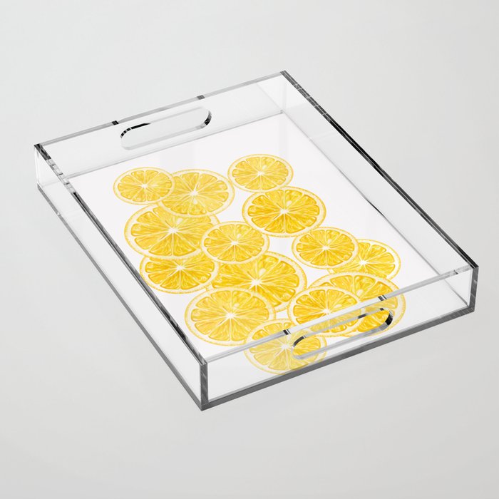 Lemons Acrylic Tray Gallery Image 1
