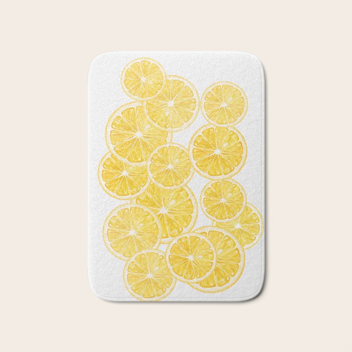 Lemons Bath Mat Gallery Image 1