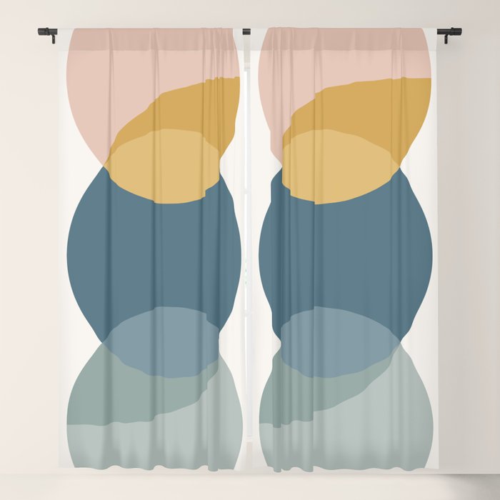 Geometric Harmony IV Window Curtain Gallery Image 1