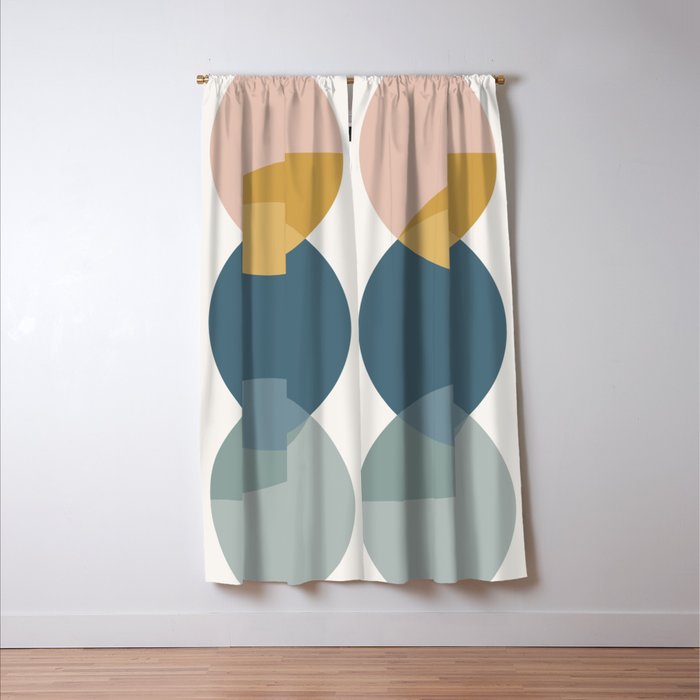 Geometric Harmony IV Window Curtain Gallery Image 3