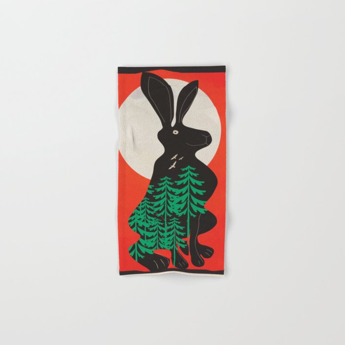 Black Rabbit 3 Bath Towel Gallery Image 1