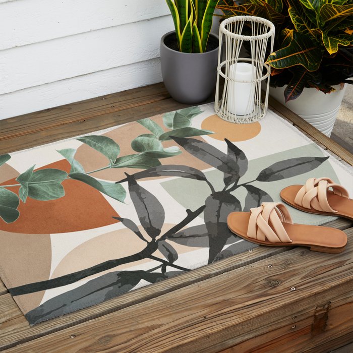 Sunset Flora 01 Outdoor Rug Gallery Image 2