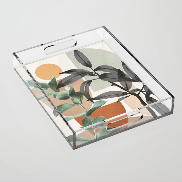 Sunset Flora 01 Acrylic Tray Gallery Image 1
