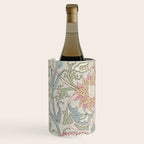 William Morris Vintage Pink and Rose Eggshell Blue Rose Pink Wine Chiller Gallery Image 2