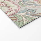 William Morris Vintage Pink and Rose Eggshell Blue Rose Pink Welcome Mat Gallery Image 2