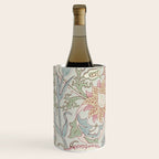 William Morris Vintage Pink and Rose Eggshell Blue Rose Pink Wine Chiller Gallery Image 3