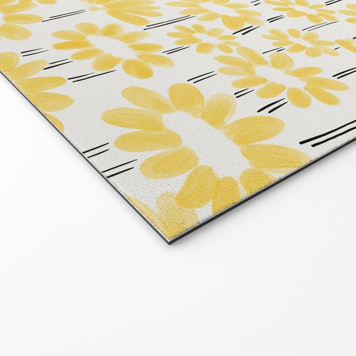 Sunflower Field Welcome Mat Gallery Image 2