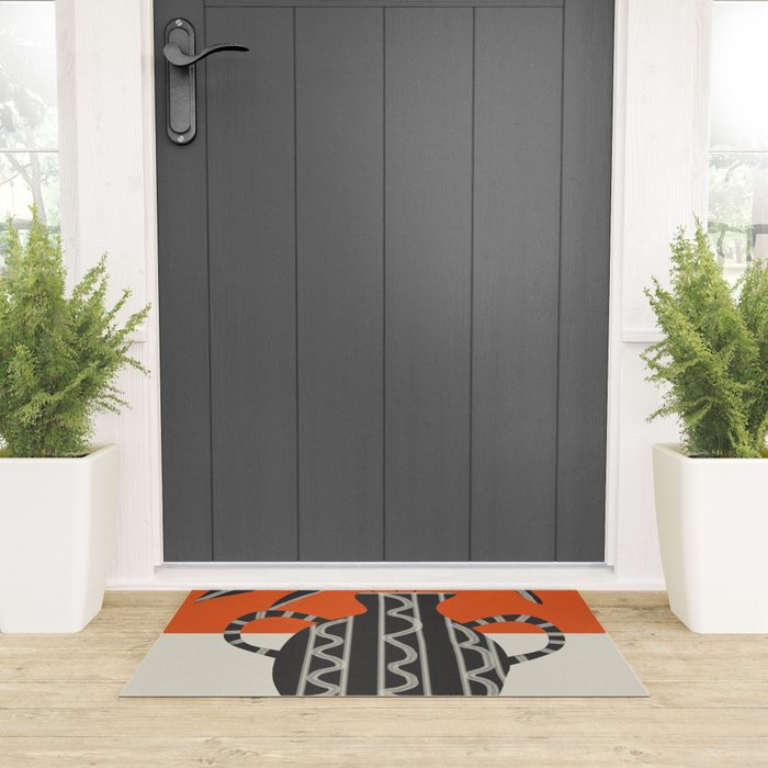 Minimalist Flora 5 Welcome Mat Gallery Image 3