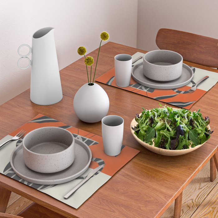 Minimalist Flora 5 Placemat Gallery Image 2