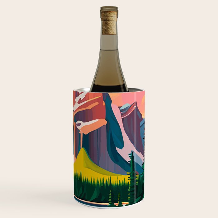 Moraine Lake in Banff National Park  Wine Chiller Gallery Image 3