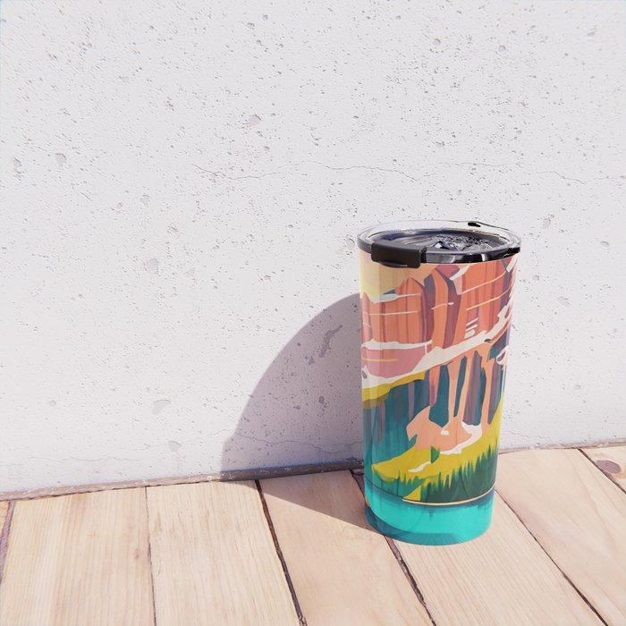 Moraine Lake in Banff National Park  Travel Mug Gallery Image 4