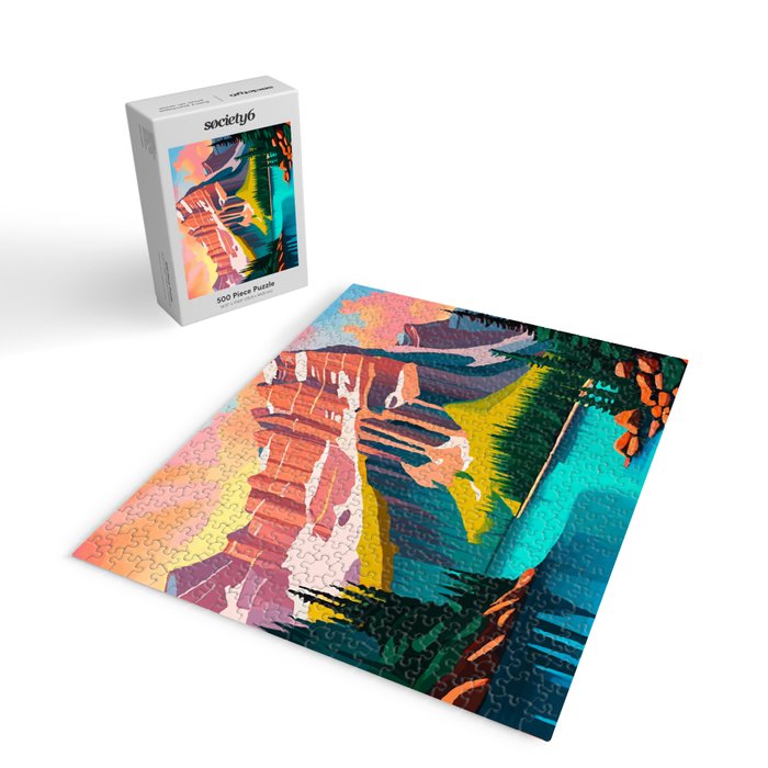 Moraine Lake in Banff National Park  Jigsaw Puzzle Gallery Image 2