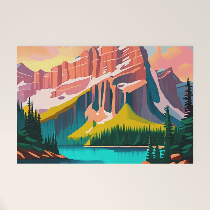 Moraine Lake in Banff National Park  Welcome Mat Gallery Image 1