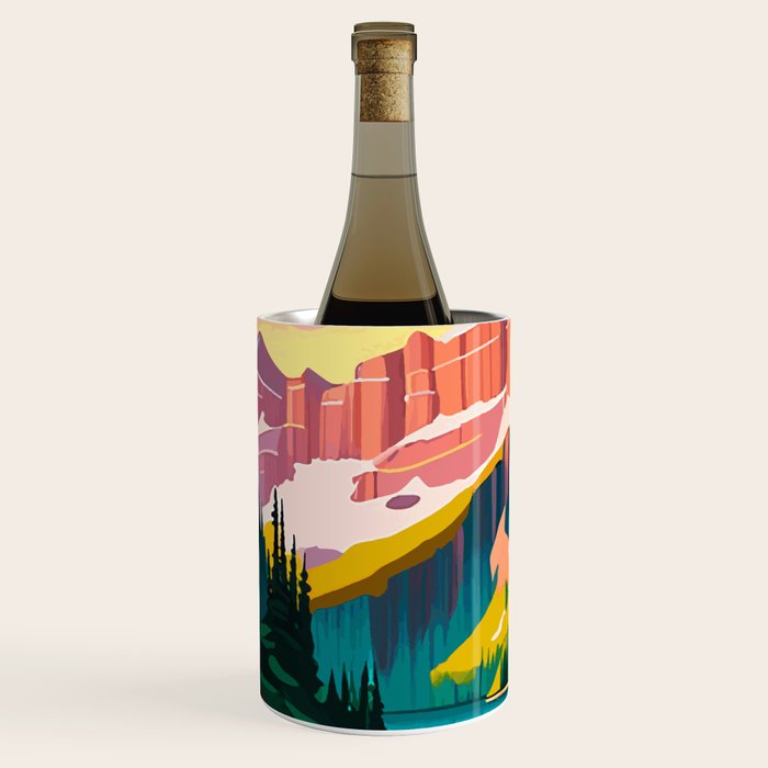 Moraine Lake in Banff National Park  Wine Chiller Gallery Image 2