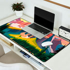 Moraine Lake in Banff National Park  Desk Mat Gallery Image 2