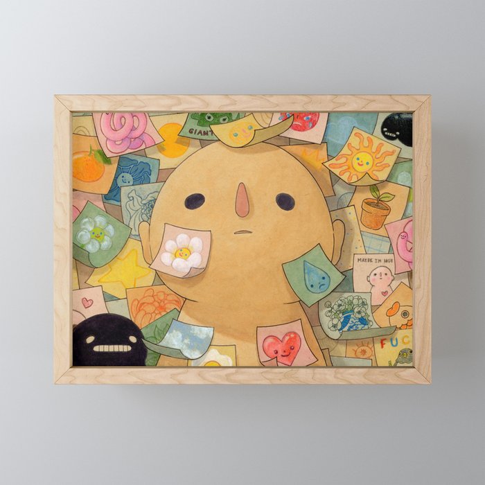 Giant Robot Post-it Show 2023 Mini Art Print Gallery Image 1