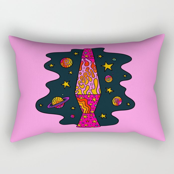 Scorpio Lava Lamp Rectangular Pillow Gallery Image 2