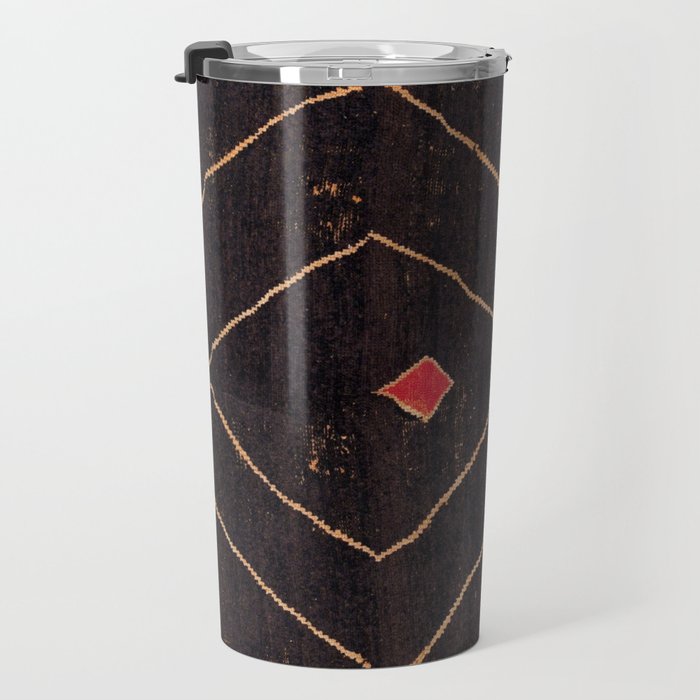 Feiija  Antique South Morocco North African Pile Rug Print Travel Mug Gallery Image 3