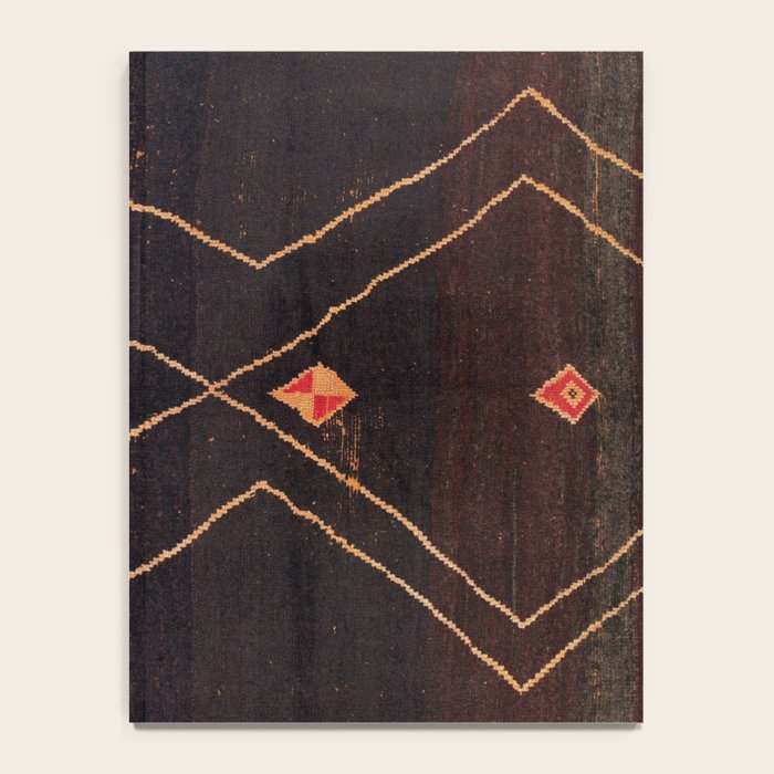 Feiija  Antique South Morocco North African Pile Rug Print Notebook Gallery Image 4