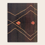 Feiija  Antique South Morocco North African Pile Rug Print Notebook Gallery Image 4