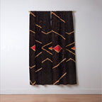 Feiija  Antique South Morocco North African Pile Rug Print Window Curtain Gallery Image 3