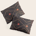Feiija  Antique South Morocco North African Pile Rug Print Pillow Sham Gallery Image 3
