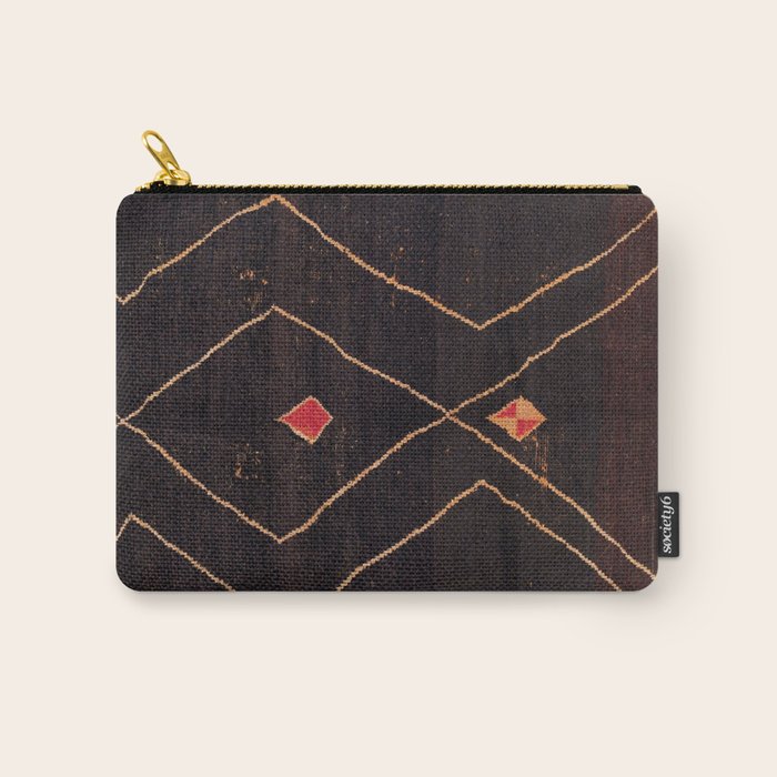 Feiija  Antique South Morocco North African Pile Rug Print Carry All Pouch Gallery Image 1