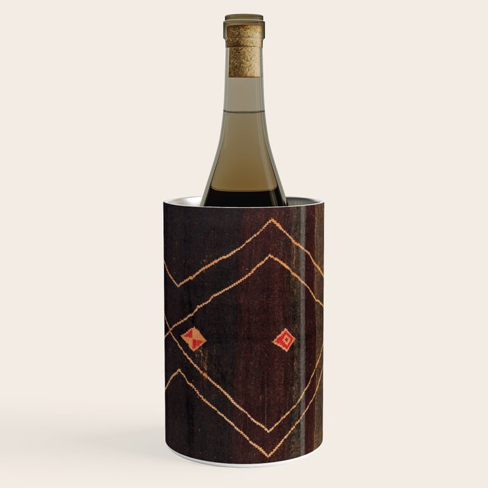 Feiija  Antique South Morocco North African Pile Rug Print Wine Chiller Gallery Image 3