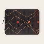 Feiija  Antique South Morocco North African Pile Rug Print Laptop Sleeve Gallery Image 1
