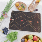 Feiija  Antique South Morocco North African Pile Rug Print Cutting Board Gallery Image 2