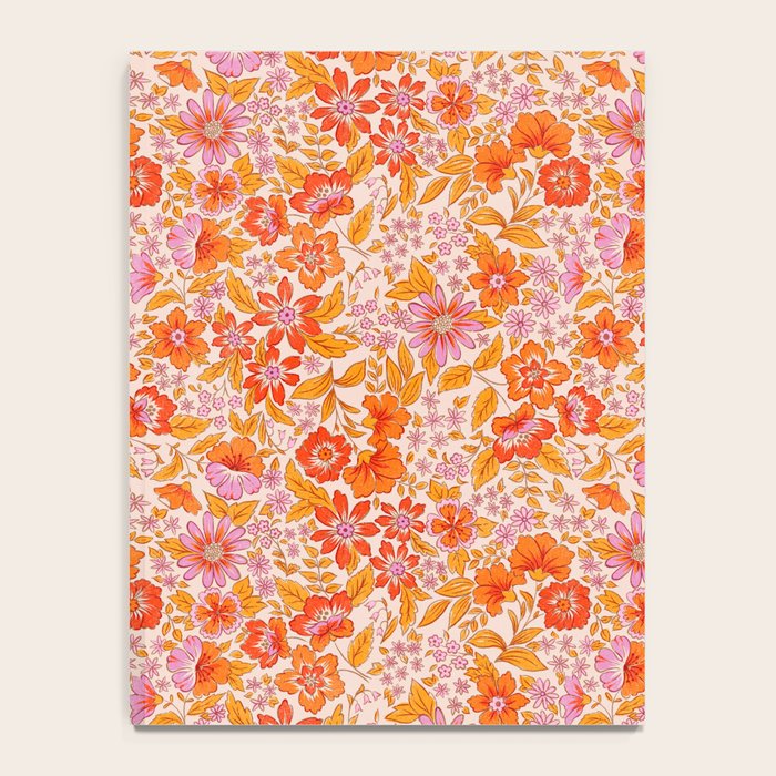 Posey - orange and pink Notebook Gallery Image 4