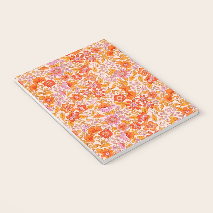 Posey - orange and pink Notebook Gallery Image 3