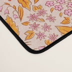 Posey - orange and pink Desk Mat Gallery Image 4