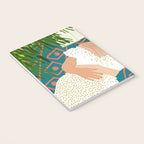 Beach. Read. Sleep. | Boho Woman Sea Beachy Travel | Summer Birds Sand Picnic Ocean Vacation Notebook Gallery Image 3