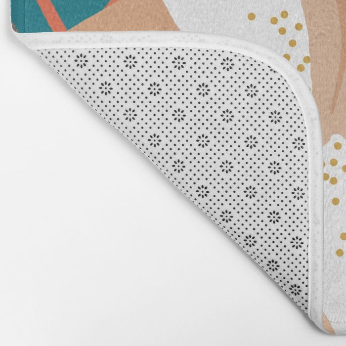 Beach. Read. Sleep. | Boho Woman Sea Beachy Travel | Summer Birds Sand Picnic Ocean Vacation Bath Mat Gallery Image 2