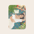 Beach. Read. Sleep. | Boho Woman Sea Beachy Travel | Summer Birds Sand Picnic Ocean Vacation Bath Mat Gallery Image 1