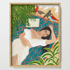 Beach. Read. Sleep. | Boho Woman Sea Beachy Travel | Summer Birds Sand Picnic Ocean Vacation Serving Tray Gallery Image 1