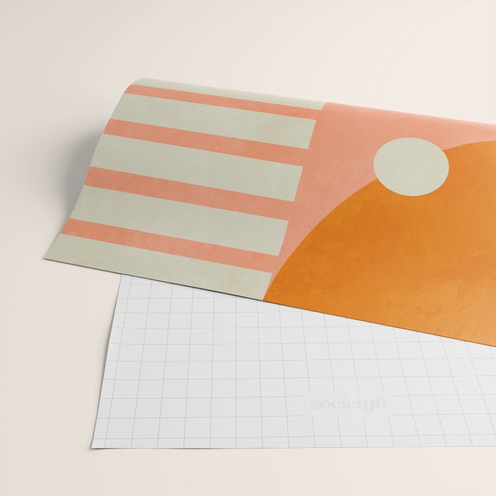 retro minimal geometric 2 Wrapping Paper Gallery Image 2