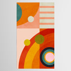 retro minimal geometric 2 Tablecloth Gallery Image 2