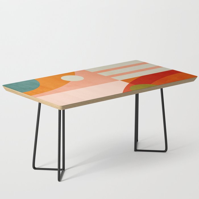 retro minimal geometric 2 Coffee Table Gallery Image 1