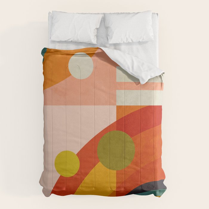 retro minimal geometric 2 Comforter Gallery Image 6
