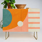 retro minimal geometric 2 Credenza Gallery Image 1