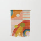 retro minimal geometric 2 Wall Hanging Gallery Image 1