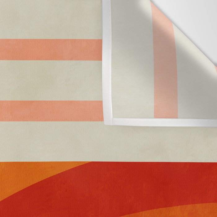 retro minimal geometric 2 Wall Tapestry Gallery Image 3