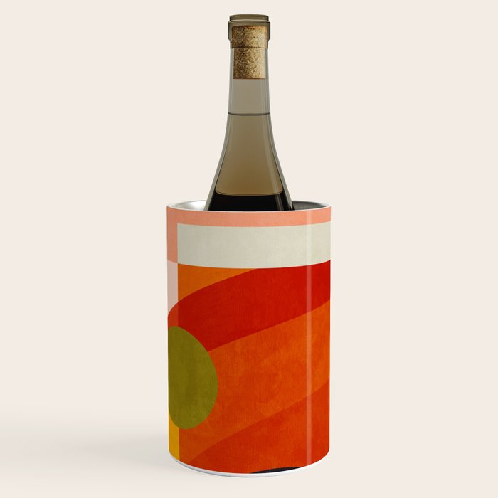 retro minimal geometric 2 Wine Chiller Gallery Image 3