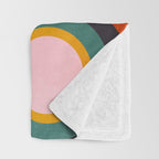 retro minimal geometric 2 Throw Blanket Gallery Image 3