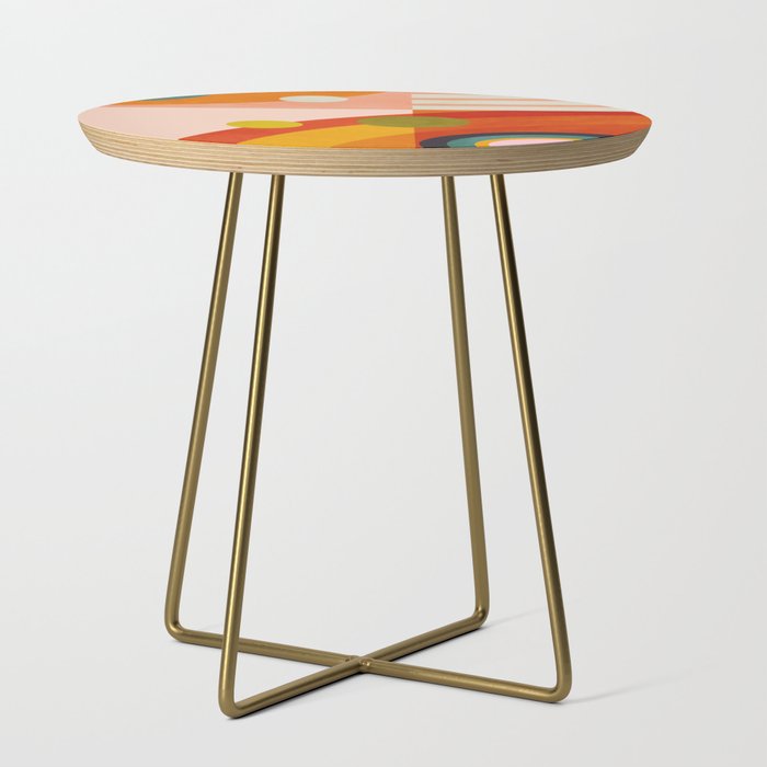 retro minimal geometric 2 Side Table Gallery Image 1